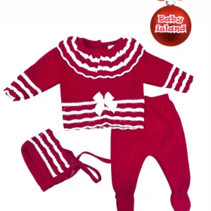 Fruit Completo Con Cuffietta Nascita m.Lana da Neonata