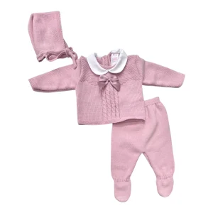 Fruit Completo Con Cuffietta Nascita m.Lana da Neonata