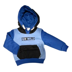 Ativo Felpa Neonato Con Cappuccio E Tascone Invernale