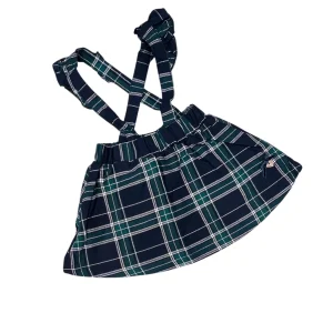 Ativo Gonna Salopette Tartan Da Neonata