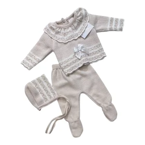 Fruit Completo Tre pezzi Nascita m.Lana da Neonata