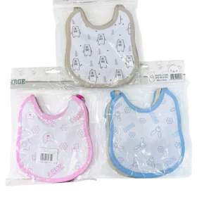 Confezioni Bavette Allattamento 6pz in Cotone Vari Colori