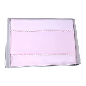 Pappa e Latte Coordinato Lenzuola Carrozzina in Puro Cotone Senza Ricamo