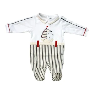 Tutina Bidibimbo Chic 100% Cotone Da Neonato