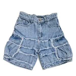 Bermuda Jeans Ragazzo Con Tasconi