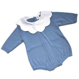 Pappa e Latte Pagliaccetto Lana Collo Nuvola