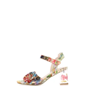 Laura Vita Sandalo colorato tacco fiore