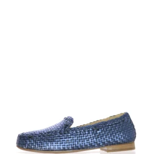 Mocassino basso in pelle intrecciata Ara