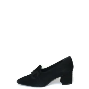 Mocassino in camoscio tacco basso Soffice Sogno