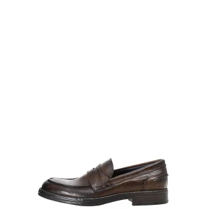 Mocassino in pelle spazzolata Vintage Edition CafèNoir