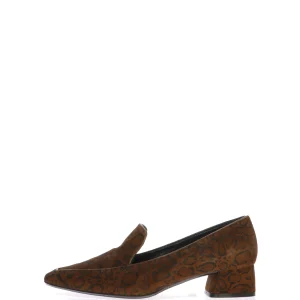 Mocassino leopardato con tacco basso n 42 43 44  Melluso V5320