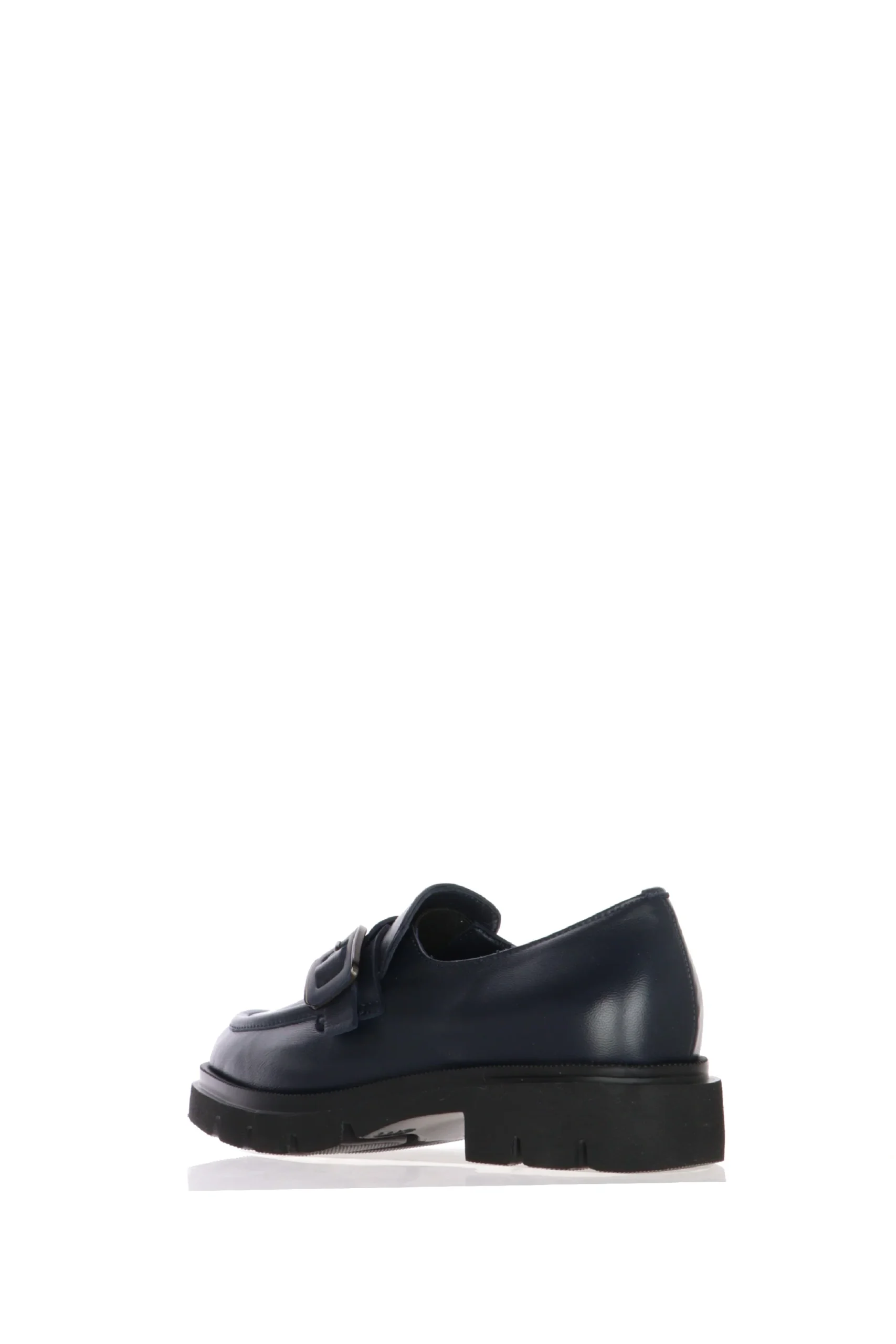 Mocassino tendenza in pelle blu Soffice Sogno - immagine 4