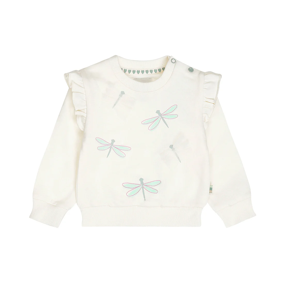 Dirkje Felpa Neonata Dettagli Libellule con Tulle e Volant