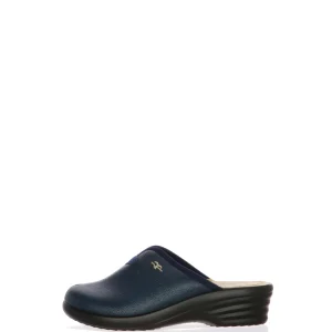 Pantofola anatomica in pelle pianta larga Fly Flot l8870