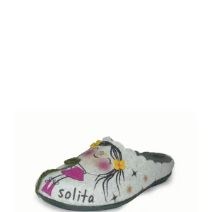 Pantofola colorata donna Cinzia Soft