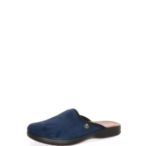 Pantofola invernale uomo blu o grigia in panno Fly Flot 7502