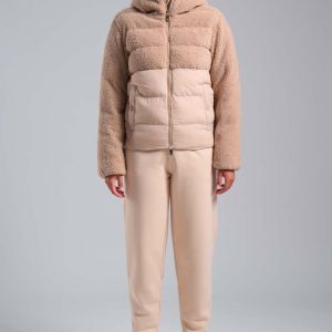 CIESSE – PIUMINO CORTO CON CAPPUCCIO Bonilla – Beige