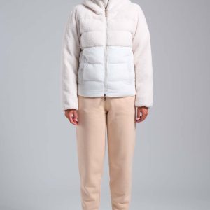 CIESSE – PIUMINO CORTO CON CAPPUCCIO Bonilla – Bianco