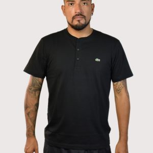 LACOSTE – T-shirt con collo serafino cotone Pima – Vari colori – TH0884