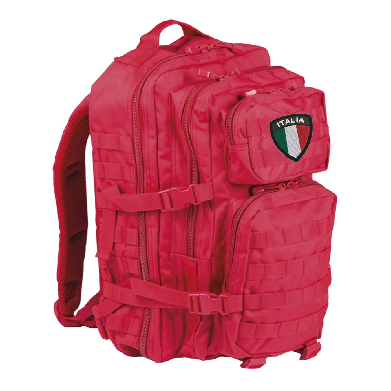 Zaino rosso - patch Italia omaggio