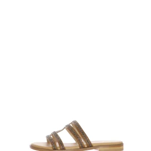 Sandalo cuoio basso senza cinturino dal 33 al 45 Ice