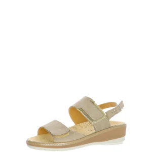 Sandalo doppia fascia regolabile plantare estraibile Cinzia Soft