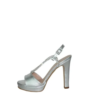 Sandalo gioiello in pelle laminata Soffice Sogno