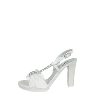 Sandalo gioiello in raso Denise 90