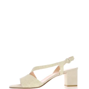 Sandalo glitterato argento e platino Soffice Sogno