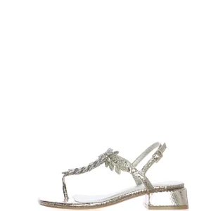 Sandalo infradito argento Menbur