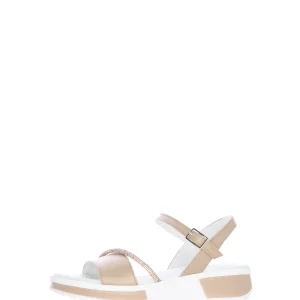 Sandalo in pelle con cinturino a caviglia Soffice Sogno