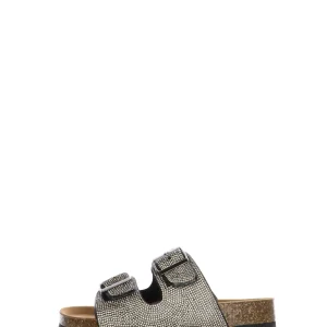 Sandalo scalzato due fasce con fibbie numeri piccoli e grandi donna Melluso