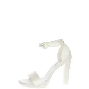 Sandalo sposa bianco seta cinturino a caviglia Louis Michelle 4050