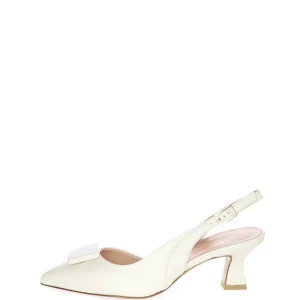 Slingback in pelle tacco a rocchetto Soffice Sogno