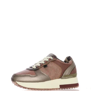 Sneakers Oxford rosa  in pelle Anekke