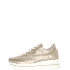 Sneakers con lacci donna in pelle Nero Giardini