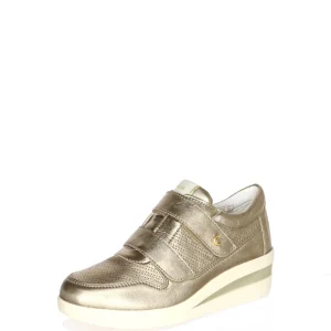 Sneakers con strappi platino Cinzia