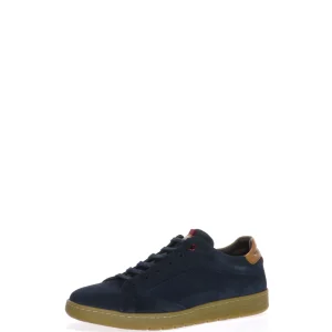 Sneakers in camoscio blu Fluchos.