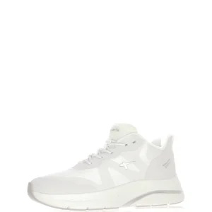 Sneakers in tessuto  bianco e nero con lacci Tamaris