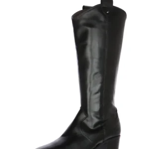 Stivale in pelle nera Soffice Sogno