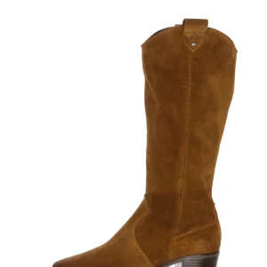 Stivale in pelle scamosciata cuoio Soffice Sogno