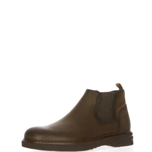 Stivaletto beatles uomo in pelle marrone