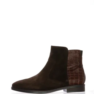 Stivaletto camoscio e pelle moro donna n 42 43 Ara