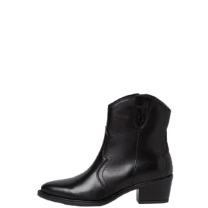 Stivaletto texano nero Tamaris