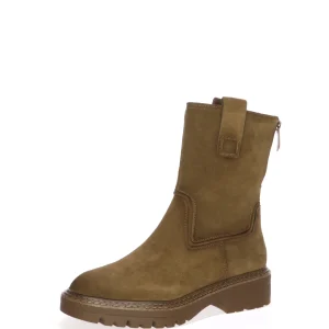 Stivaletto donna in pelle scamosciata tortora Tamaris