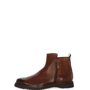 Stivaletto in pelle nera e cuoio dal 38 al 50 6punto9