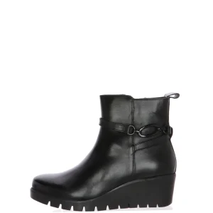 Stivaletto in pelle nero e marrone con zeppa Numeri grandi Donna Ara Shoes