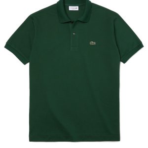 LACOSTE – Polo Lacoste di taglio classico in petit piqué – Verde scuro – 1212 132