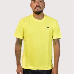 LACOSTE – T-shirt girocollo sport in cotone – Vari colori – TH7618