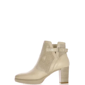 Tronchetto traforato e fibbia decorativa con il logo, Nero Giardini